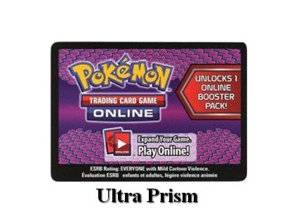 Online Code Card Ultra Prism Prerelease Box