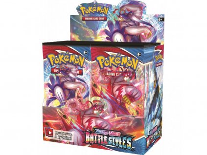 Pokémon Sword & Shield — Battle Styles Booster Display (36 Boosterů)