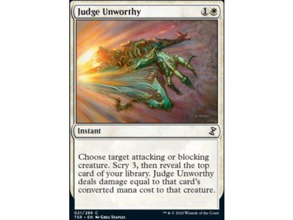Judge Unworthy