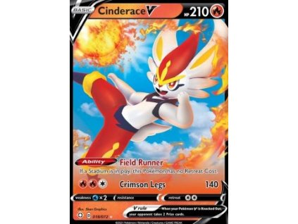 Cinderace V (Foil ANO, Stav Near Mint)