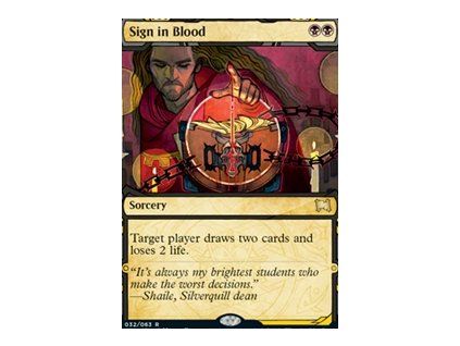 Sign in Blood