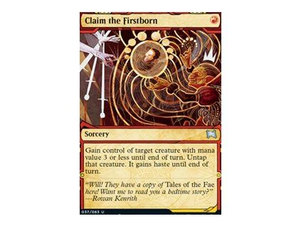 Claim the Firstborn