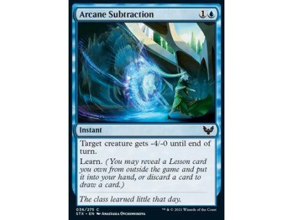 Arcane Subtraction