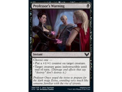 Professor's Warning