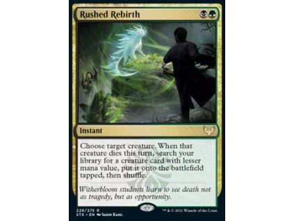 Rushed Rebirth