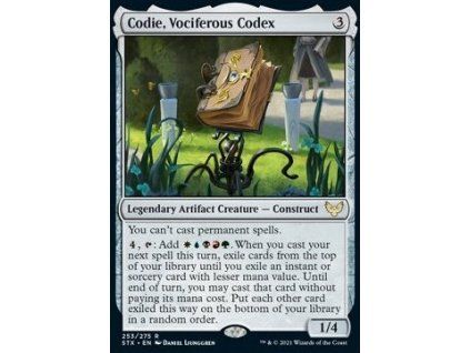 Codie, Vociferous Codex
