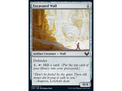 Excavated Wall