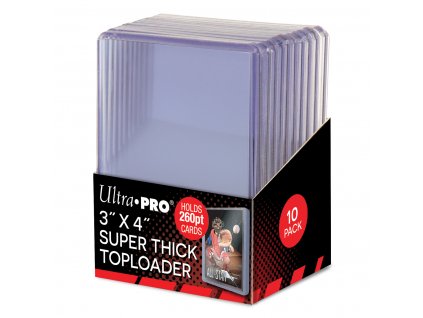 Ultra Pro Super Thick 130pt Toploader - 3'' x 4''  (10 kusů)