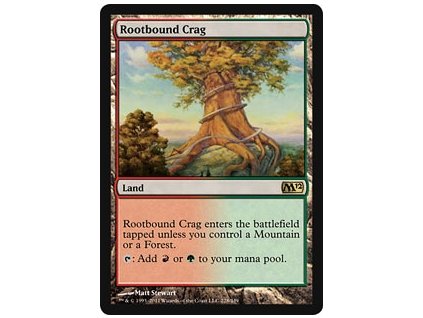 Rootbound Crag - NON ENG CHI (Foil NE, Stav Near Mint)