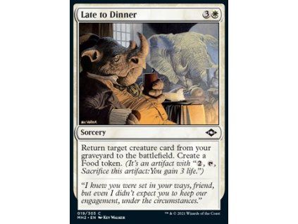 Late to Dinner