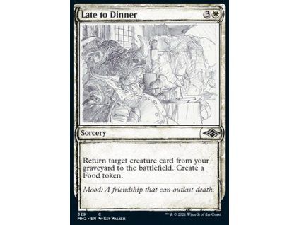 Late to Dinner - sketch