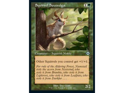 Squirrel Sovereign - retro