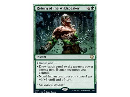 Return of the Wildspeaker