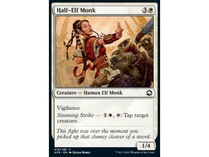Half-Elf Monk