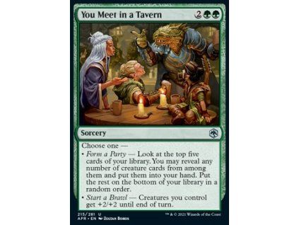 You Meet in a Tavern