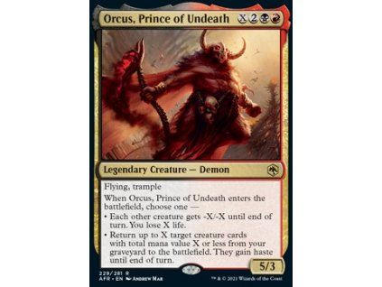 Orcus, Prince of Undeath
