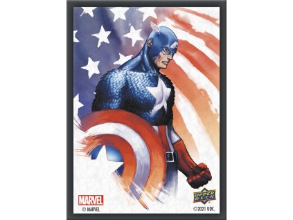 marvel captain america sleeves 65 count