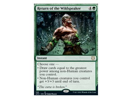 Return of the Wildspeaker