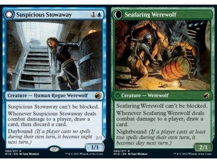 Suspicious Stowaway // Seafaring Werewolf