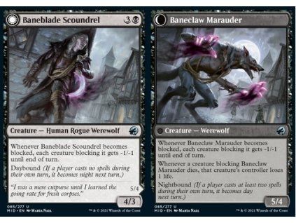 Baneblade Scoundrel // Baneclaw Marauder