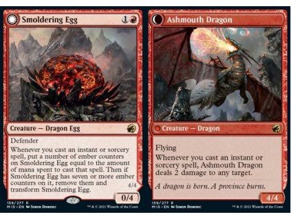 Smoldering Egg // Ashmouth Dragon