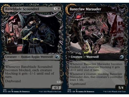 Baneblade Scoundrel // Baneclaw Marauder - showcase