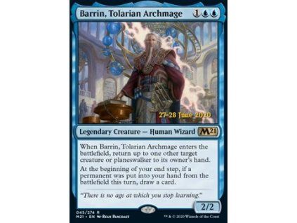 Barrin, Tolarian Archmage - PRERELEASE PROMO