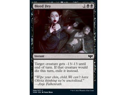 Bleed Dry