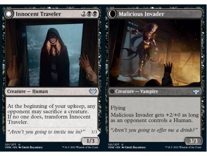 Innocent Traveler // Malicious Invader