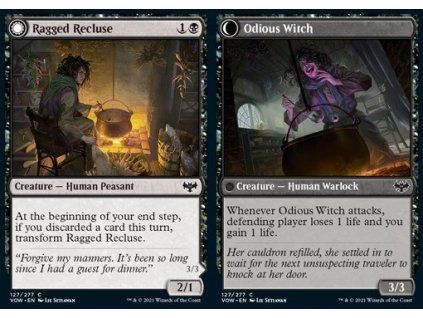 Ragged Recluse // Odious Witch