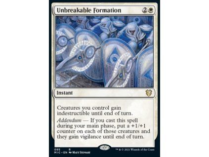 Unbreakable Formation