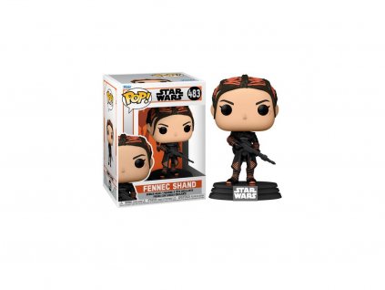 80411 merch funko pop 483 star wars the mandalorian fennec shand