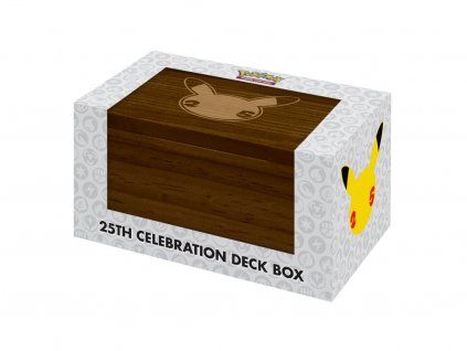 Pokémon 25Th Anniversary Deck box - dřevená krabička na karty