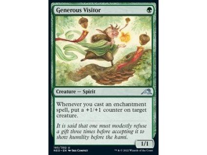 Generous Visitor
