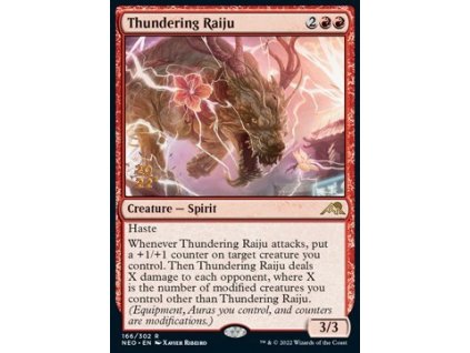 Thundering Raiju - PRERELEASE PROMO