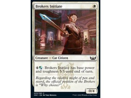 Brokers Initiate