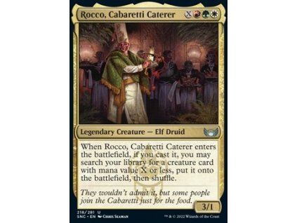 Rocco, Cabaretti Caterer