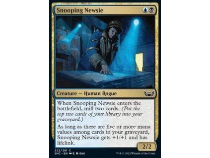 Snooping Newsie
