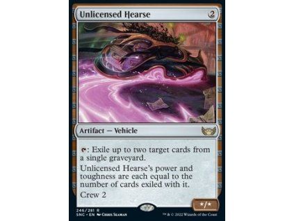 Unlicensed Hearse