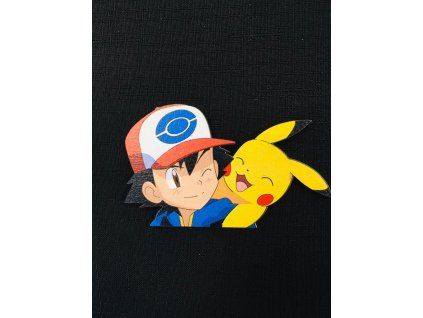 Ash a Pikachu I. - magnetka
