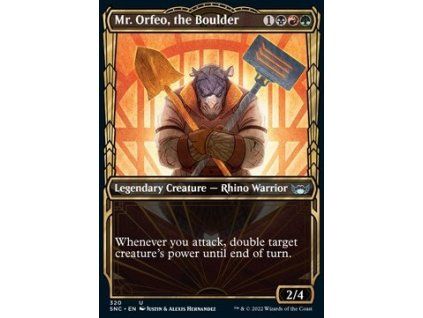 Mr. Orfeo, the Boulder - showcase