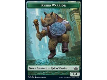 Rhino Warrior Token
