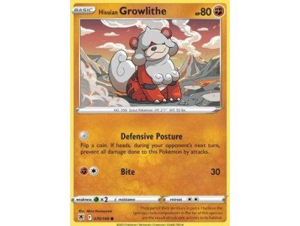 Hisuian Growlithe