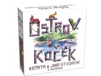 Ostrov kocek kotata krabice 3D