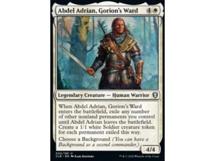 Abdel Adrian, Gorion's Ward