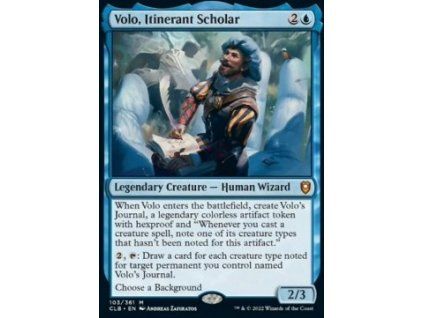 Volo, Itinerant Scholar