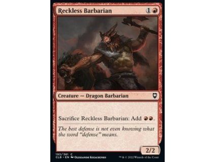 Reckless Barbarian