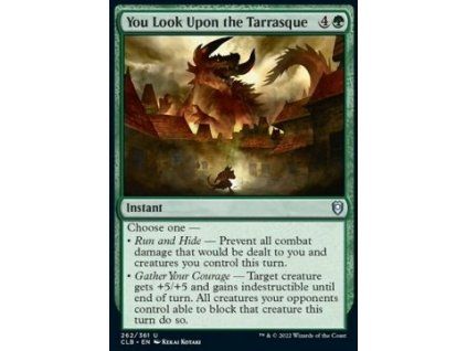 You Look Upon the Tarrasque