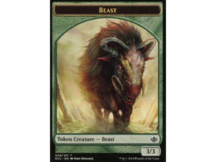 Beast Token (Green 3/3)