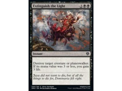 Extinguish the Light